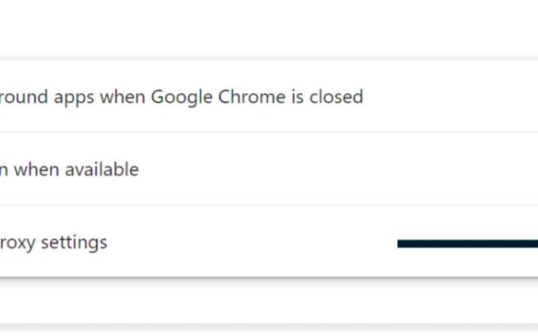 How to Disable Proxy Settings in Chrome
