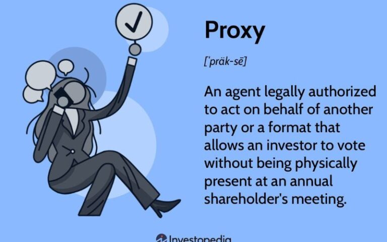 What Do You Mean by Proxy
